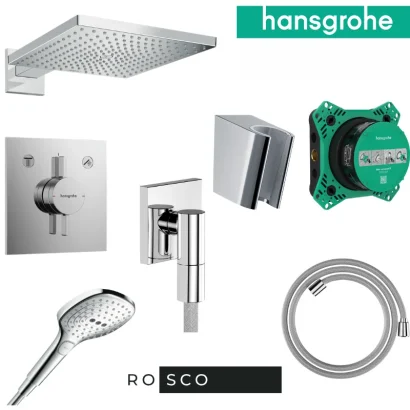 Душ комплект за вграждане Raindance Е хром Hansgrohe