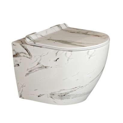 Конзолна тоалетна чиния 49см ICC 4937 MARBLE TORNADO