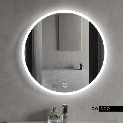Кръгло огледало за баня с LED осветление и подгрев 8120