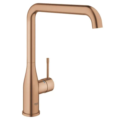 Кухненски смесител с L-чучур Brushed warm sunset GROHE Essence 30269DL0 на ТОП цена. Бърза доставка от ROSCO