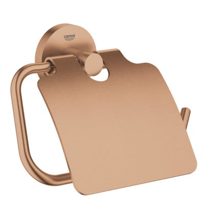 Поставка за тоалетна хартия с капак GROHE Essentials Brushed Warm Sunset 40367DL1