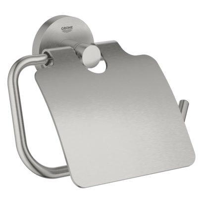 Поставка за тоалетна хартия с капак GROHE Essentials Supersteel 40367DC1