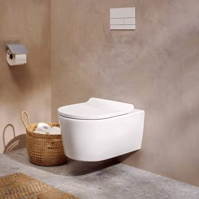 Конзолна тоалетна чиния със Slim седалка 54см EluPura S AquaFall Flush 62020450 Hansgrohe