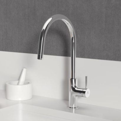 Смесител за кухня с издърпващ се чучур Ceraline Nuovo BE268AA Ideal Standard